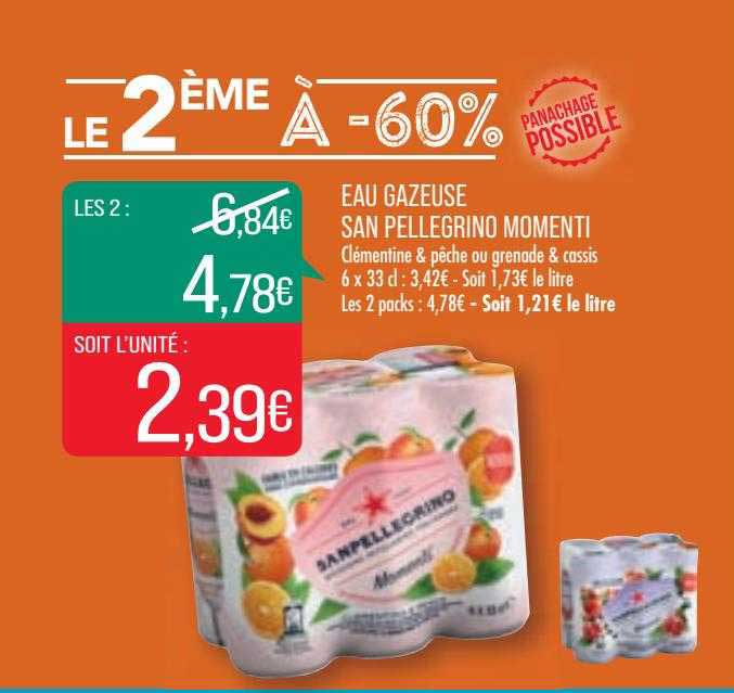 eau gazeuse san pellegrino momenti