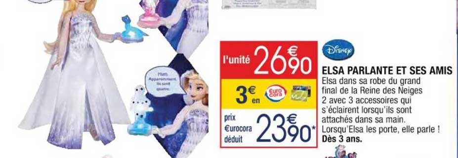 elsa parlante et ses amis disney