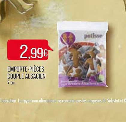 emporte-pièces couple alsacien