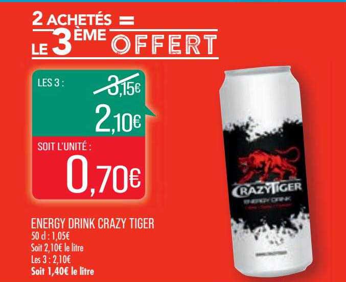 energy drink crazy tiger