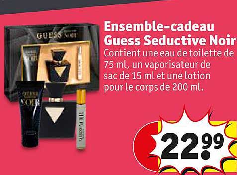 ensemble-cadeau guess seductive noir