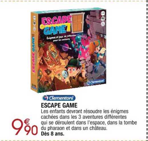 escape game clementoni