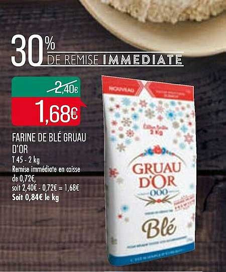 farine de blé gruau d'or