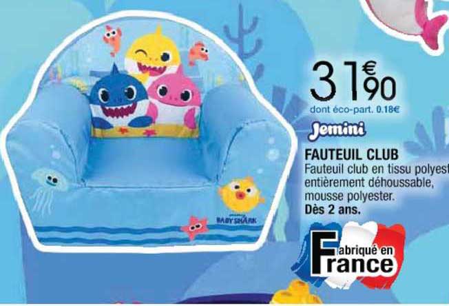 fauteuil club jemini