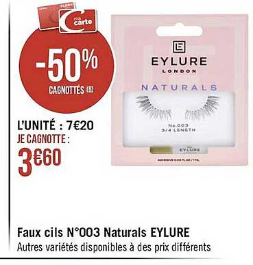 faux cils n°003 naturals eylure