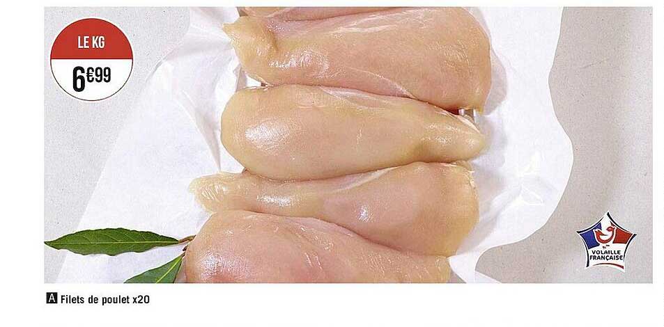 Filets De Poulet X20