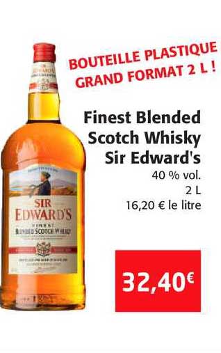 finest blended scotch whisky sir edward's