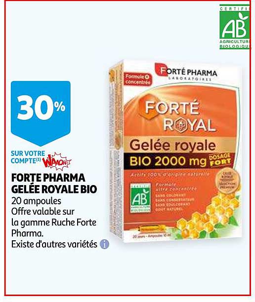 forte pharma gelée royale bio