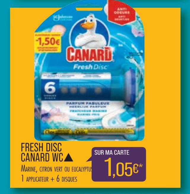 fresh disc canard wc