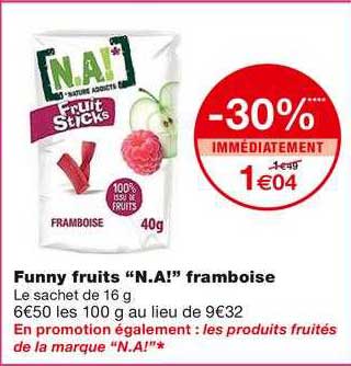 funny fruits "n.a!" framboise