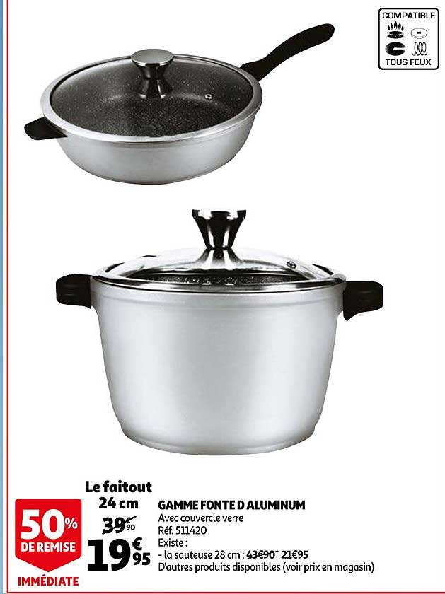 gamme fonte aluminum : le faitout