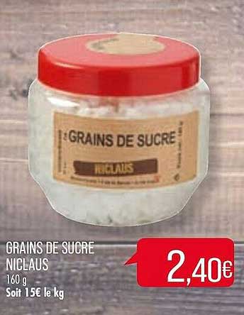 grains de sucre niclaus