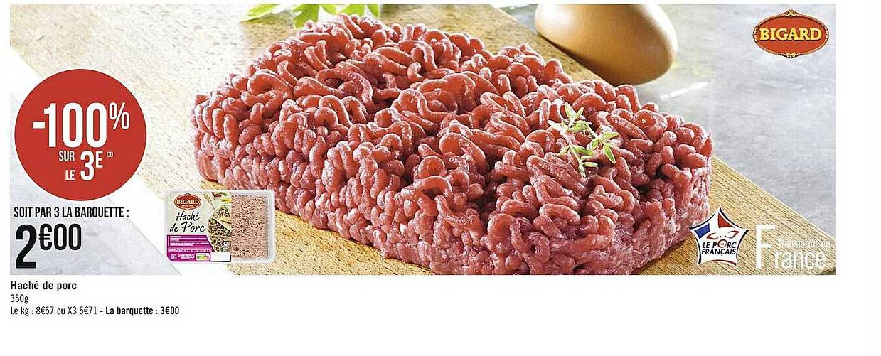 Haché De Porc Bigard