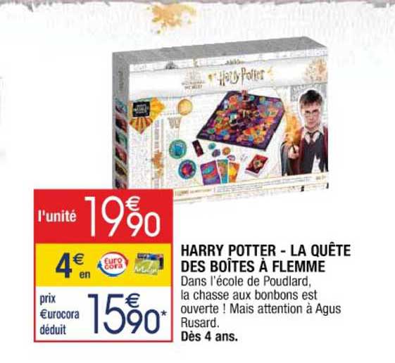 harry potter - la quête des boîtes à flemme