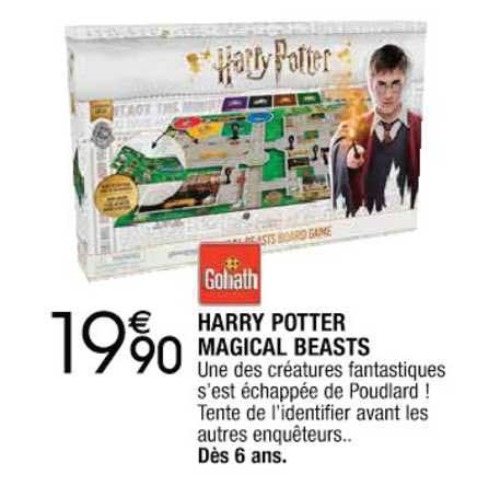 harry potter magical beasts goliath