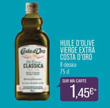 huile d'olive vierge extra costa d'oro