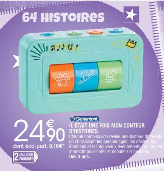 il était une fois mon conteur d'histoires clémentoni