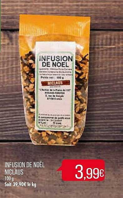 infusion de noël niclaus