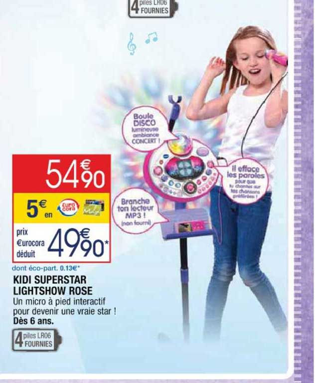 kidi superstar lightshow rose