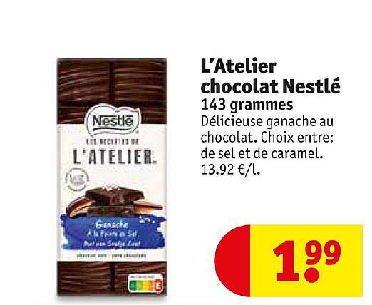 l'atelier chocolat nestlé