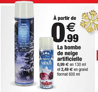 La Bombe De Neige Artificielle