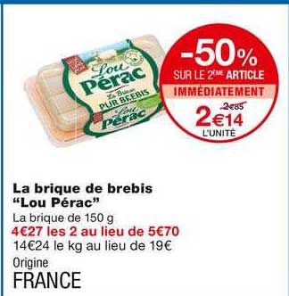 La Brique De Brebis "lou Pérac"