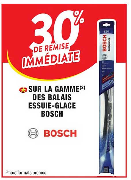la gamme des balais essuie-glace bosch