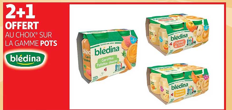 la gamme pots blédina