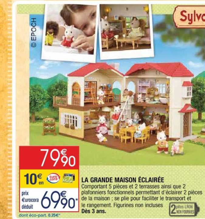 la grande maison éclairée