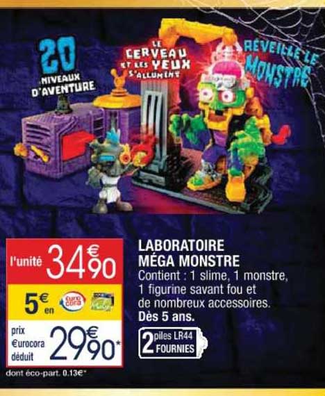 laboratoire méga monstre