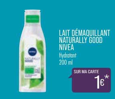 lait démaquillant naturally good nivea
