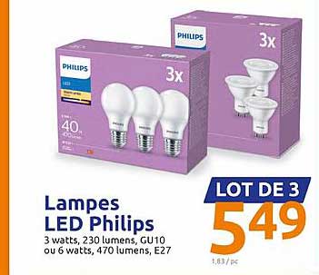 lampes led philips