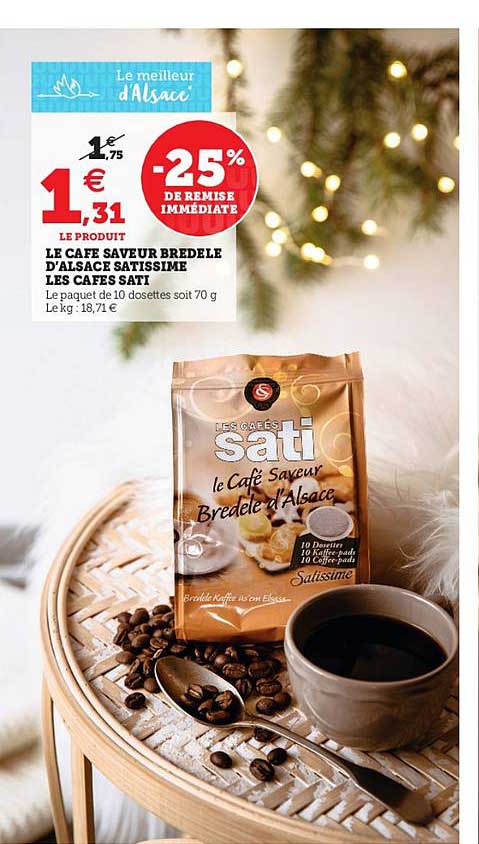 le café saveur bredele d'alsace satissime les café sati