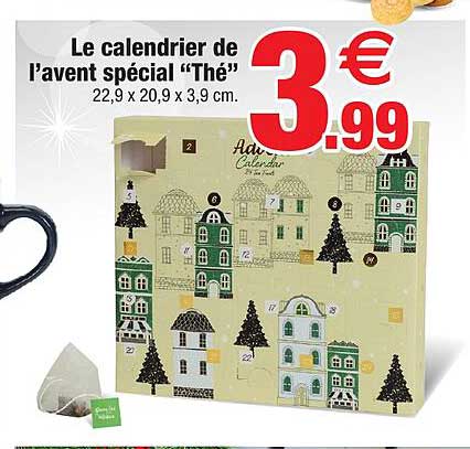 le calendrier de l'avent spécial "thé"
