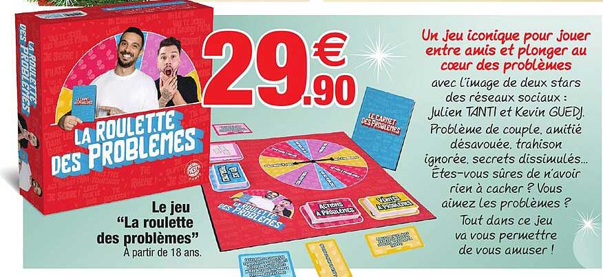 le jeu "la roulette des problèmes"