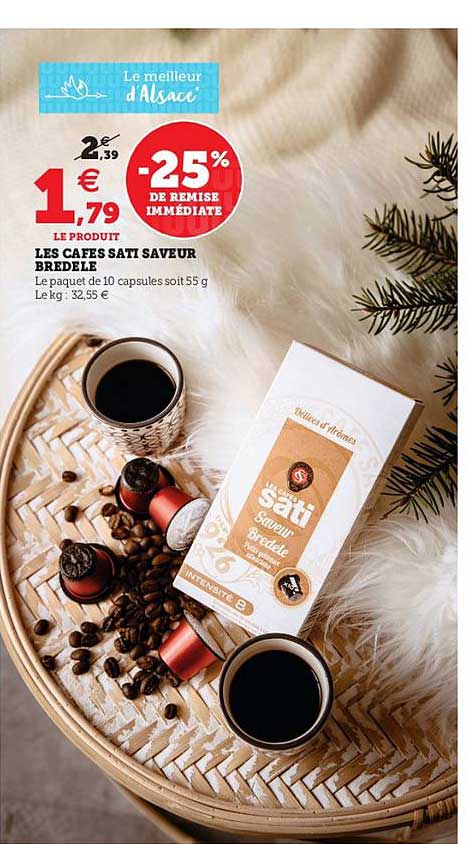 les cafés sati saveur bredele