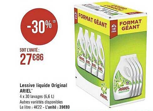 Lessive Liquide Original Ariel