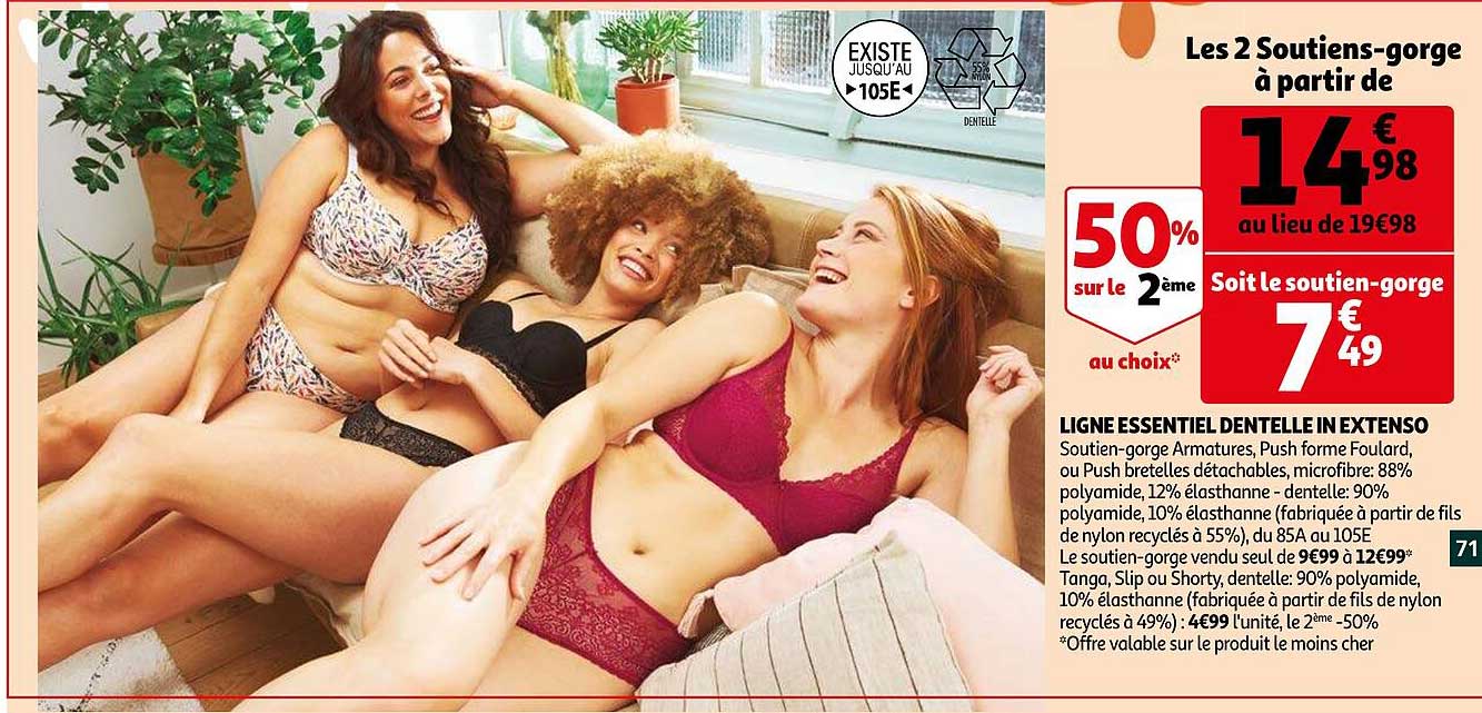 ligne essentiel dentelle in extenso