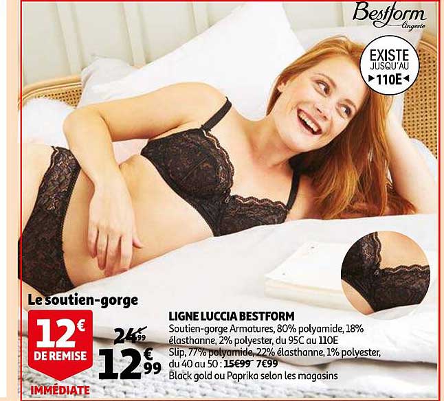 ligne luccia bestform : le soutien-gorge