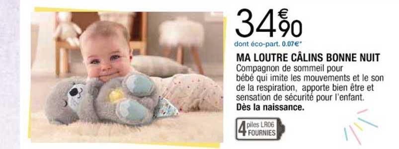 ma loutre câlins bonne nuit