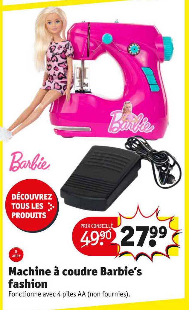 machine à coudre barbie's fashion
