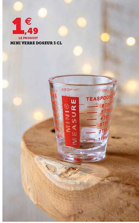 Mini Verre Doseur 3 Cl