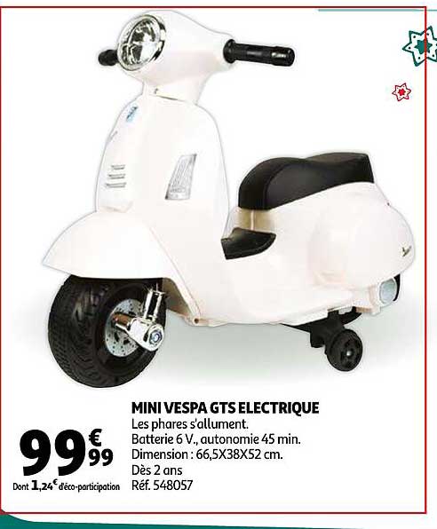 mini vespa gts électrique