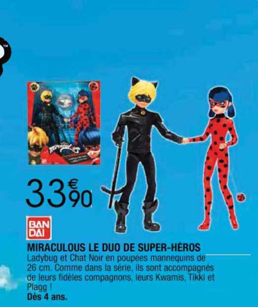 miraculous le duo de super-héros bandai