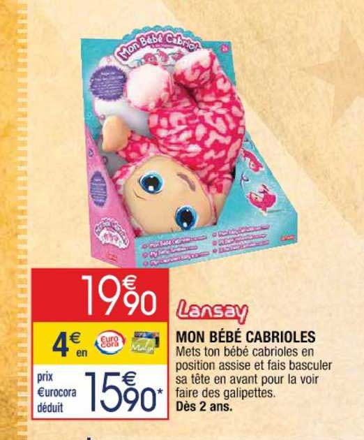 mon bébé cabrioles lansay