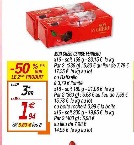 mon chéri cerise ferredo