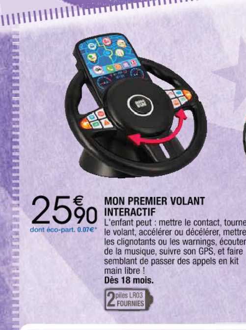 mon premier volant interactif