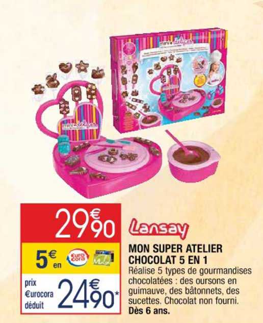 mon super atelier chocolat 5 en 1 lansay