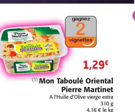mon taboulé oriental pierre martinet