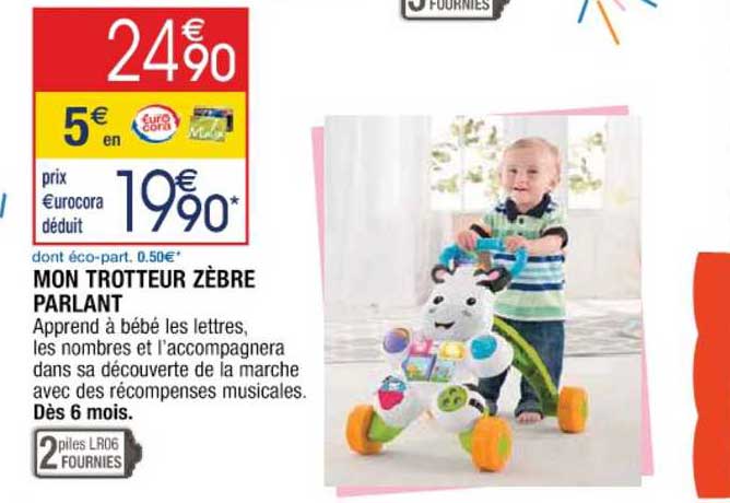 Mon Trotteur Zèbre Parlant